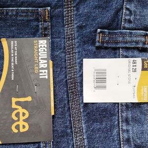 Lee Men's Classic Indigo Straight Jeans
